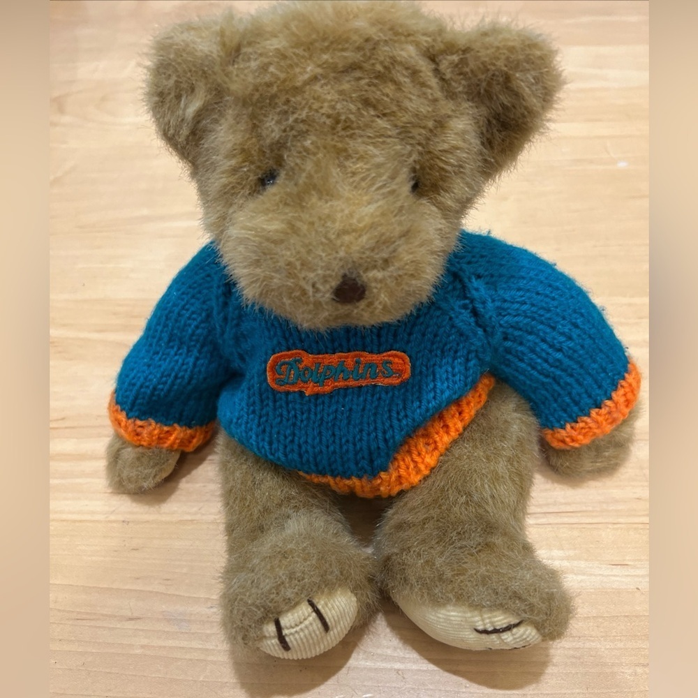 Russ Berrie & Co Miami Dolphins Plush Stuffed Bear